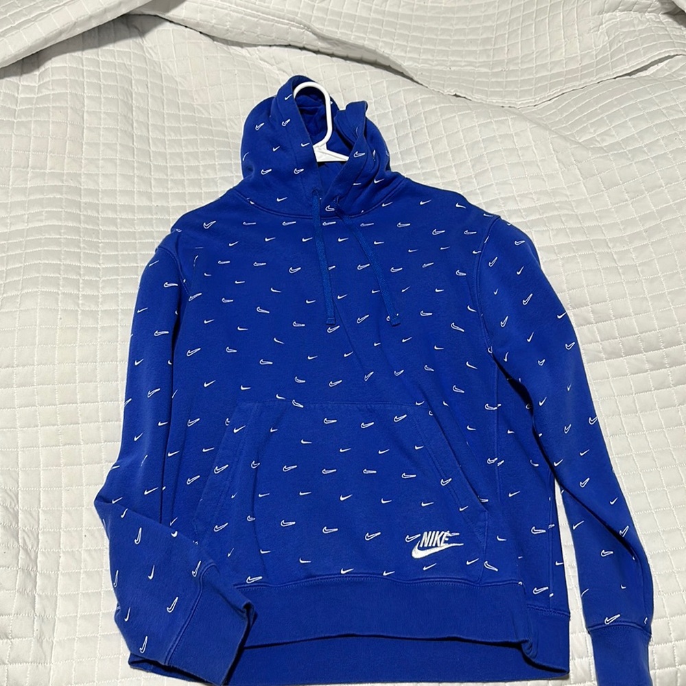 nike hoodie blue